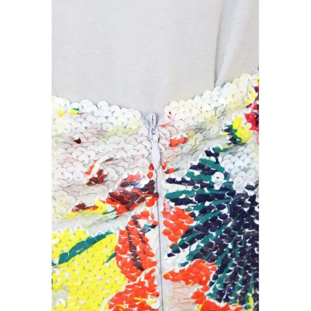 Zara Womens Multi-Color Floral Trumpet Midi Skirt 100% Polyester Size S - Picture 4 of 7